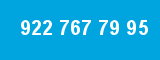 922 767 79 95 922 767 79 95